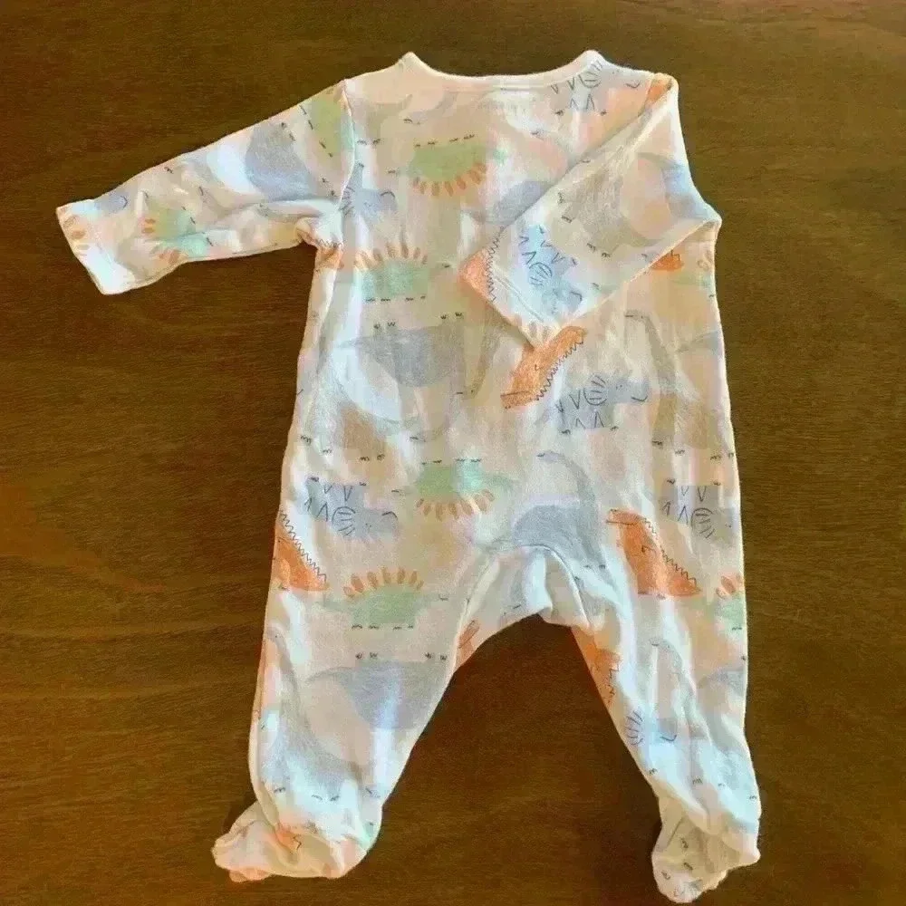 3 MONTHS ~ Carter's Baby Fleece Footed Sleeper Pajamas PJs LOT Of 3